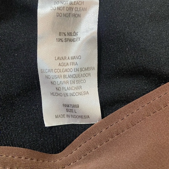 Brown Tie-Side Bikini Bottom - Picture 5 of 7